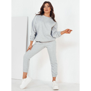 Ženski komplet trenirke svetlo sive barve