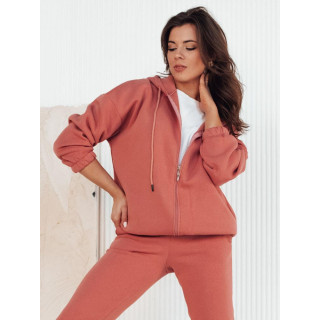 Ženski komplet trenirke v barvi breskve