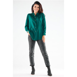 Ženska elegantna zelena srajca