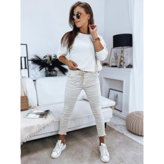 Svetlo bež ženske hlače