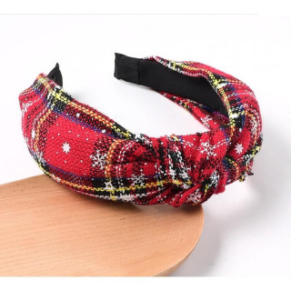 Ženski božični naglavni trak z vozlom