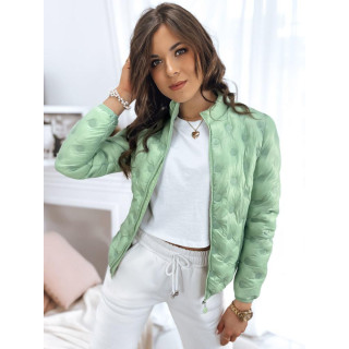 Ženska zelena pomladna jakna