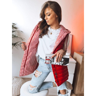 Rdeč dvostranski telovnik za pomlad