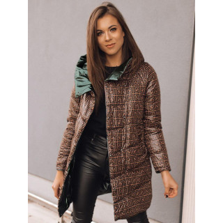 Reverzibilna spomladanska jakna v zeleni barvi