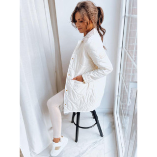 Prehodna ženska jakna v ekru barvi