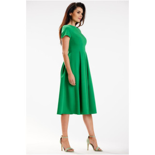 Elegantna zelena midi obleka