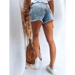 Ženske kratke hlače iz džinsa s pasom