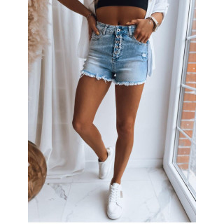 Ženske kratke hlače iz džinsa svetlo modre barve