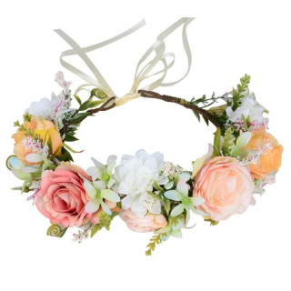 Ženski cvetlični venec za lase