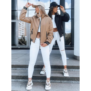 Bež ženska bomber jakna