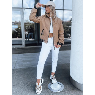 Bež ženska bomber jakna