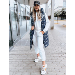 Moder dolg svetleč telovnik