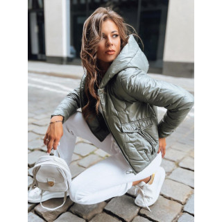 Športna ženska zelena jakna