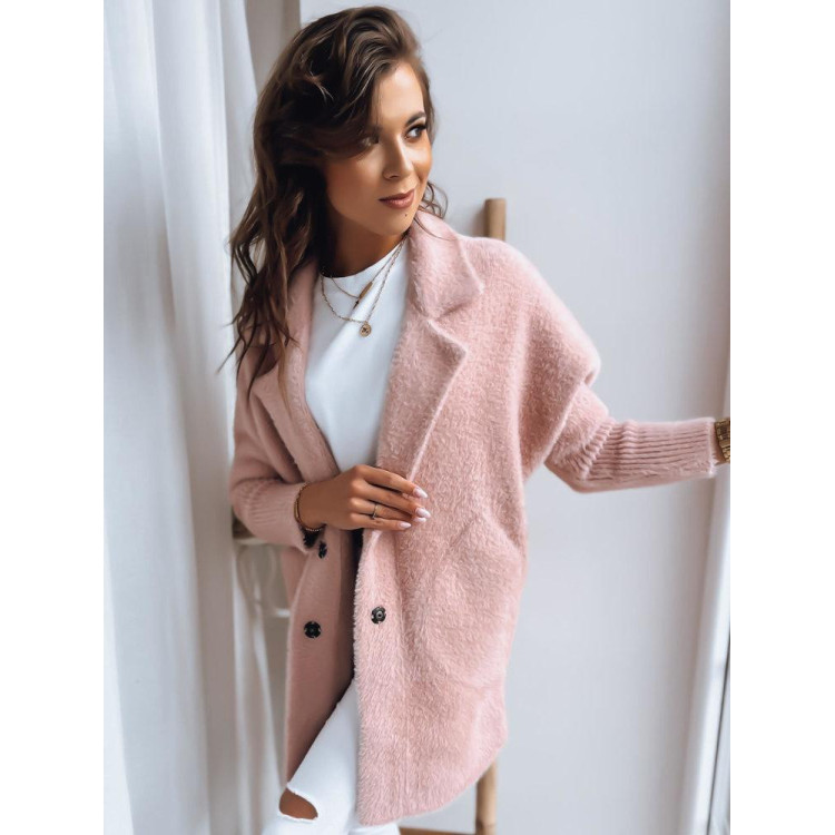 Prehodni ženski roza plašč