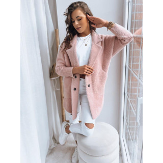 Prehodni ženski roza plašč