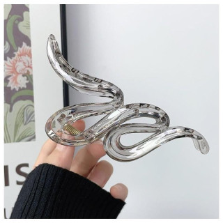 Prosojna XL sponka za lase za ženske