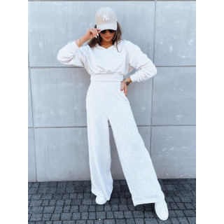 Bež ženski komplet jopica in hlače