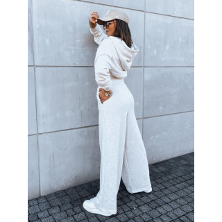 Bež ženski komplet jopica in hlače