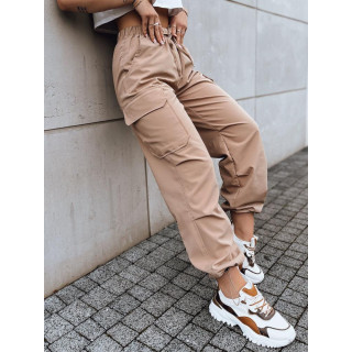 Bež padalske ženske hlače