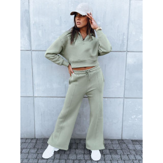 Ženska trenirka v zeleni barvi