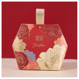 Darilna vrečka z rožicami - 9x10,5x5 cm