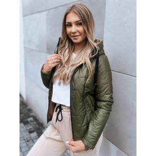 Ženska jesensko zelena jakna