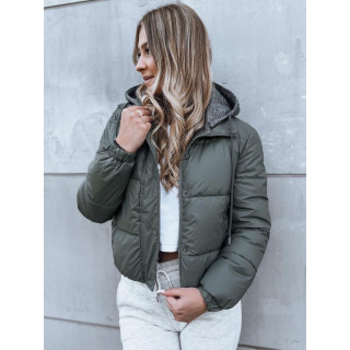 Ženska temno siva mat jakna