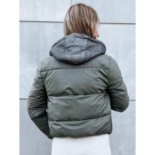 Ženska temno siva mat jakna