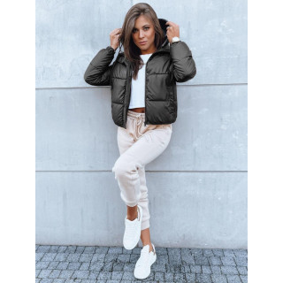 Črna kratka jakna za zimo