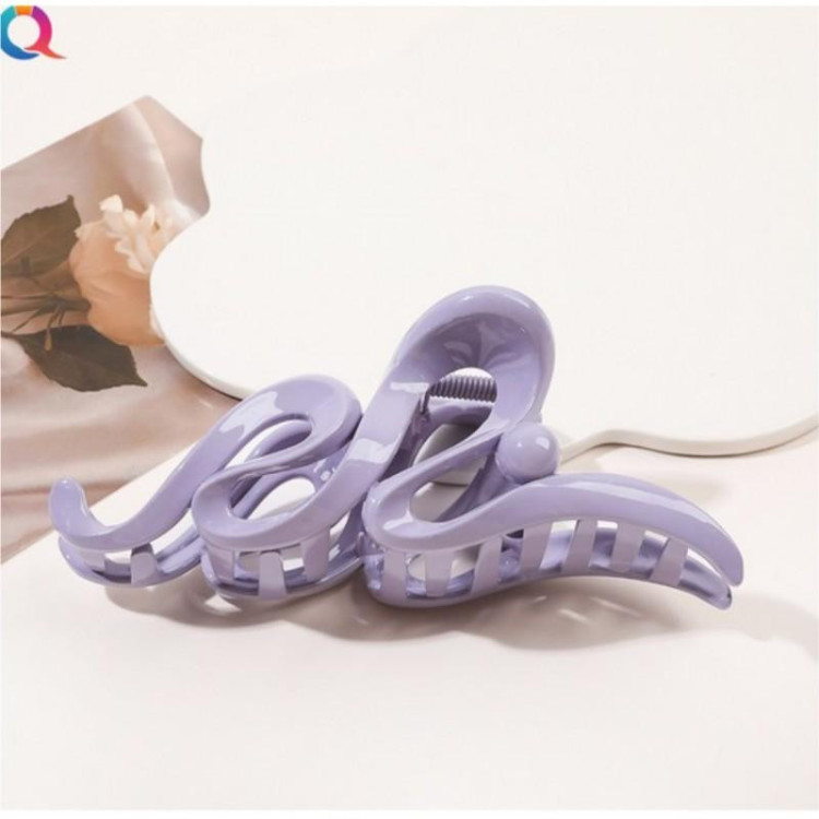 Vijolična XL sponka za lase za ženske