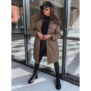Dolga kaki parka za zimo