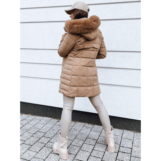 Bež ženska jakna s šivi