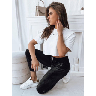 Ženske ozke črne trenirke