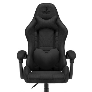 Črn igralni stol iz tkanine HELL'S CHAIR