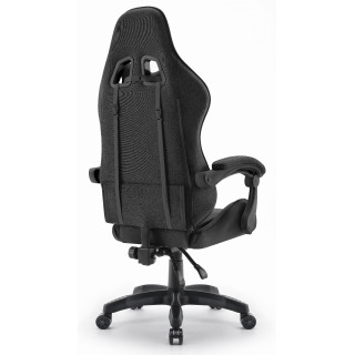 Črn igralni stol iz tkanine HELL'S CHAIR