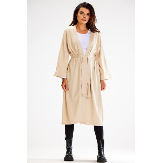 Bež ženska jopica s pasom