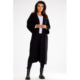 Ženska črna jopica s pasom