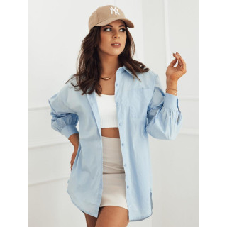 Svetlo modra ženska oversize srajca
