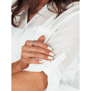 Ženska prosojna bela srajca