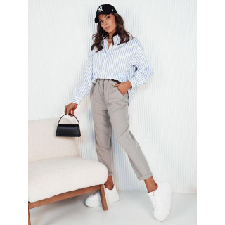 Črtasta ženska belo-modra srajca