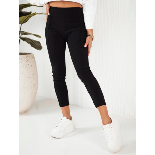 Črne ženske pajkice z visokim pasom