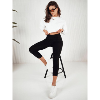 Črne ženske pajkice z visokim pasom