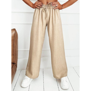 Ženske temno bež široke hlače
