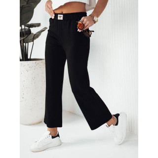 Ženske široke črne trenirke