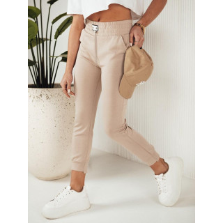 Ženske bež trenirke z verižico