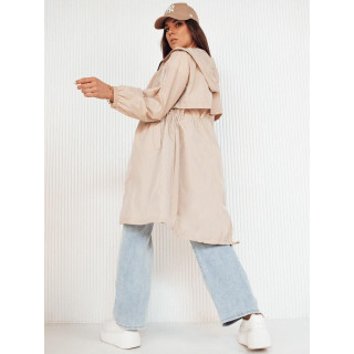 Bež dolga spomladanska parka