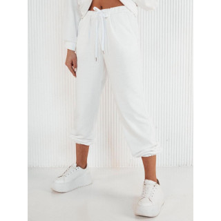 Ženske ohlapne bele trenirke