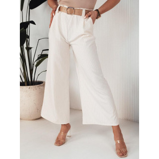 Bele široke ženske hlače