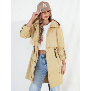 Ženska rumena spomladanska parka