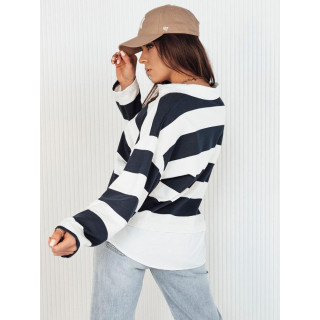 Ženska temno modra oversize srajca